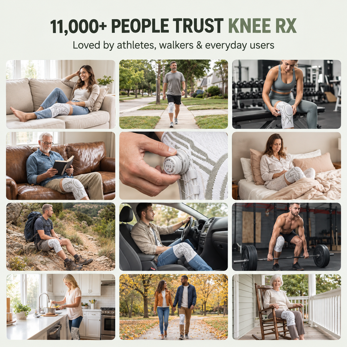 Premium Adjustable Knee Compression Sleeve