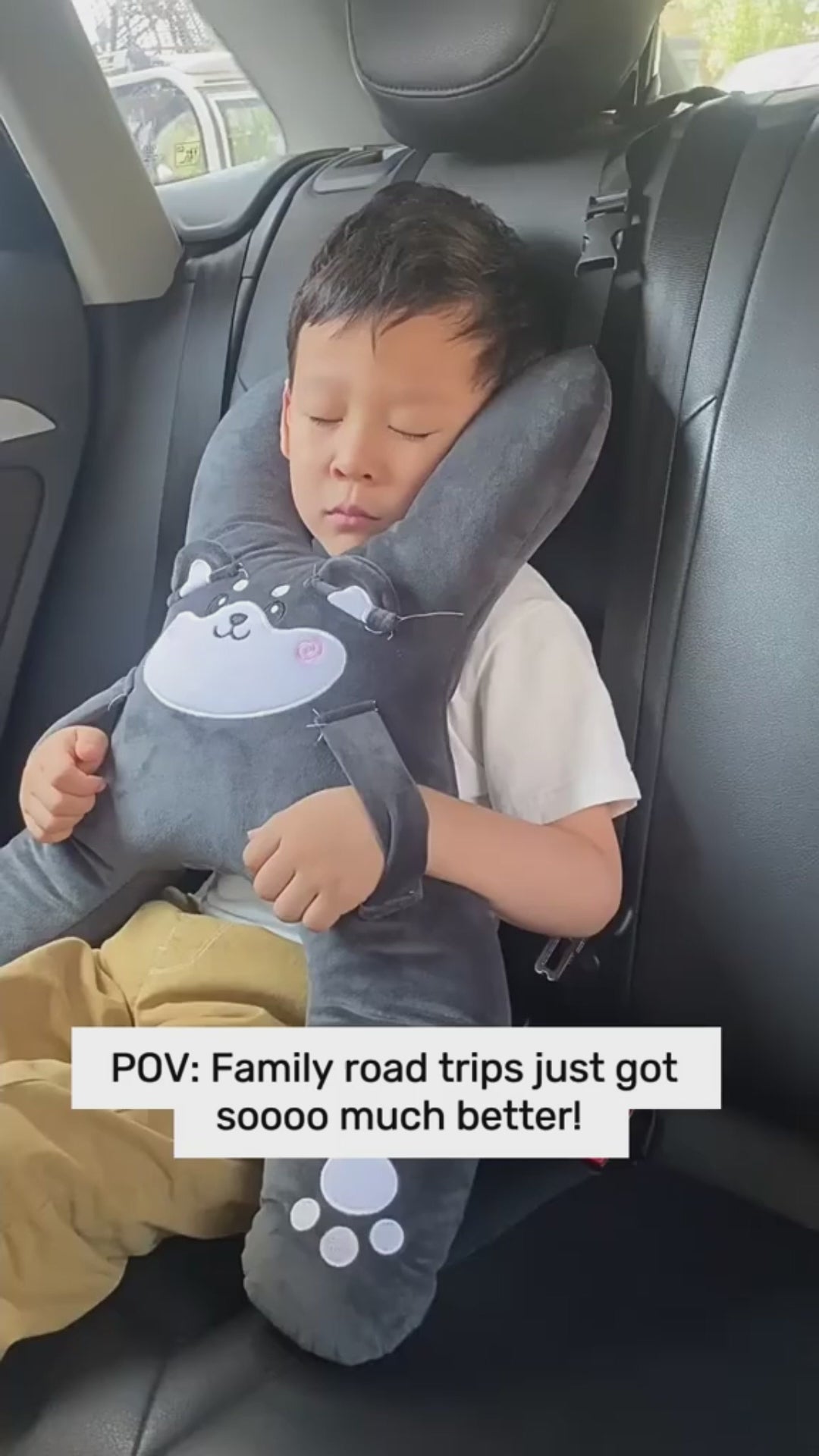 Load video: Bomae Neck pillow for your kids